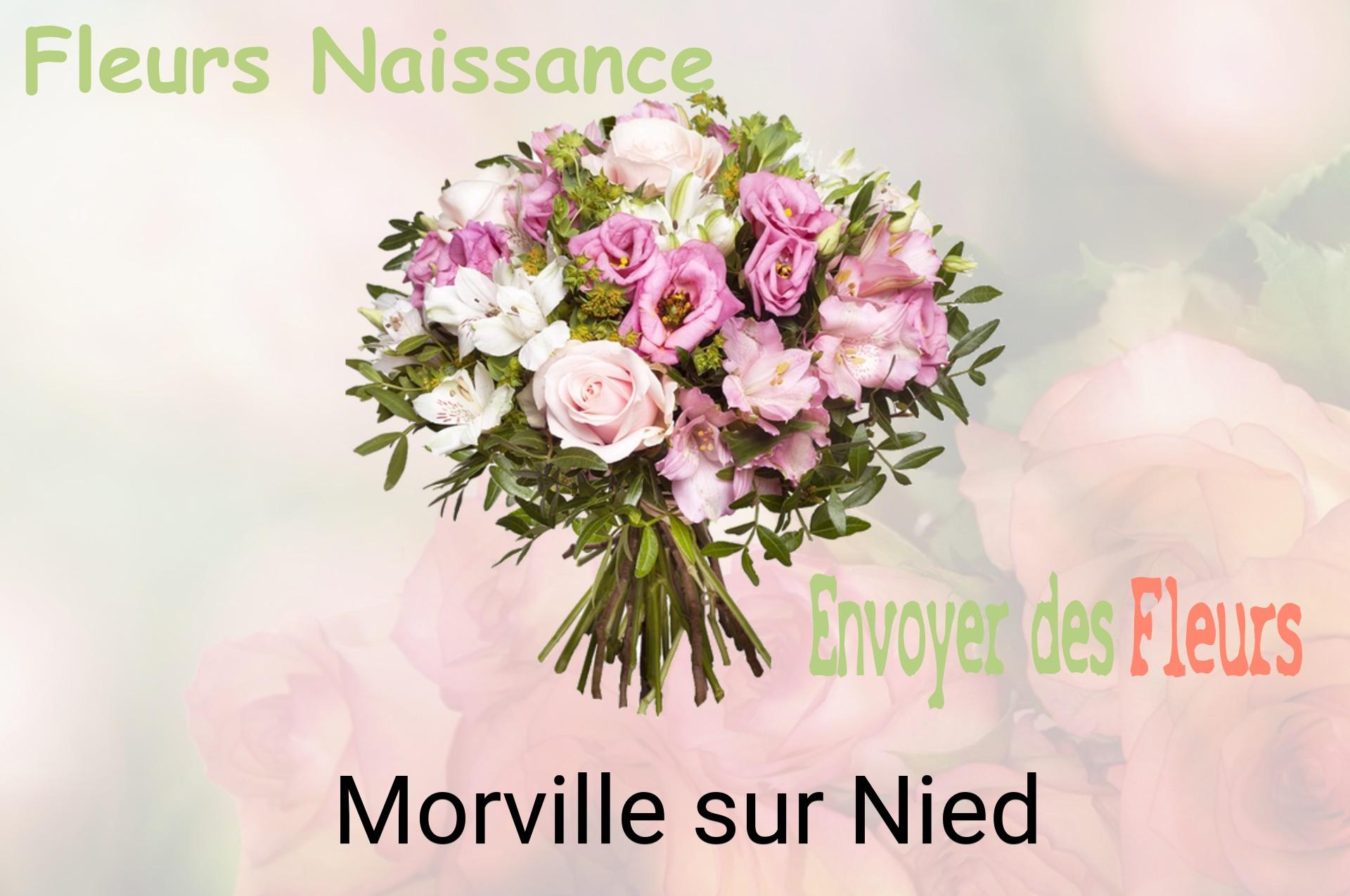 Bouquet de fleurs de naissance livré à Morville-sur-Nied